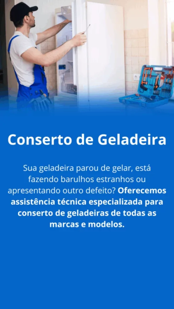 Conserto de geladeira